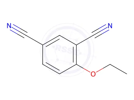 Chemical structure of 1,3-Benzenedicarbonitrile, 4-ethoxy-