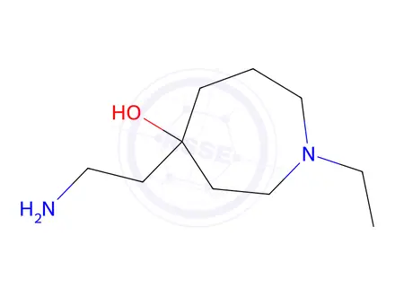 Chemical structure of 4-(2-Aminoethyl)-1-ethylazepan-4-ol