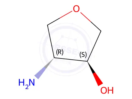 Chemical structure of (3S,4R)-4-aminooxolan-3-ol