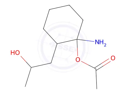 Chemical structure of 2-hydroxypropyl(1-aminocyclohexyl) acetate