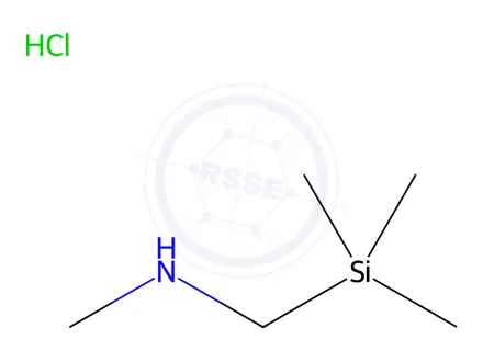 Chemical structure of methyl[(trimethylsilyl)methyl]amine hydrochloride