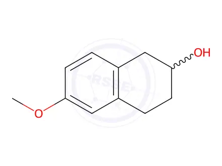 Chemical structure of 6-methoxy-1,2,3,4-tetrahydronaphthalen-2-ol