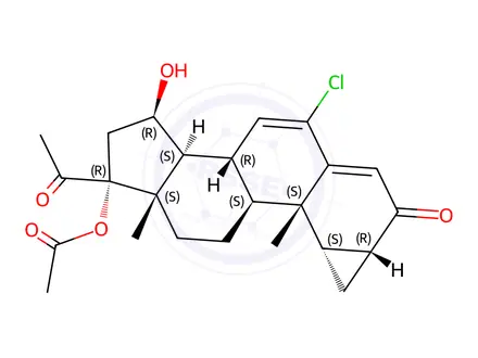 Chemical structure of Cyproterone Acetate Impurity 11
