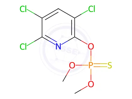 Chemical structure of Chlorpyrifos-methyl