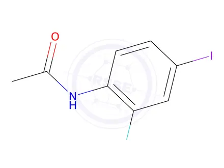 Chemical structure of N-(2-Fluoro-4-iodophenyl)acetamide