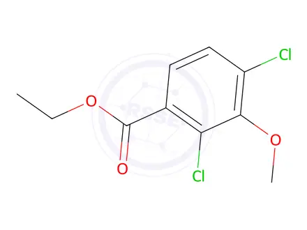 Chemical structure of Ethyl 2,4-dichloro-3-methoxybenzoate