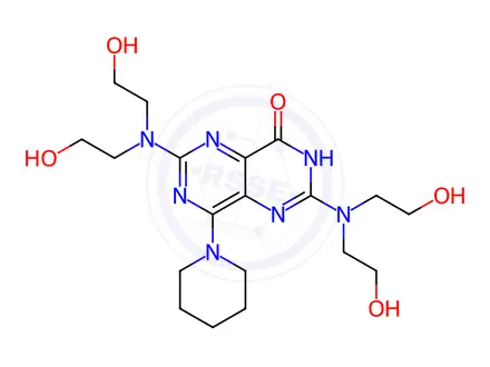 Chemical structure of 4-Despiperidinyl-4-hydroxy Dipyridamole