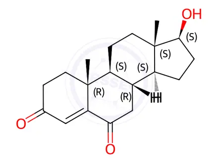 Chemical structure of 6-Oxotestosterone