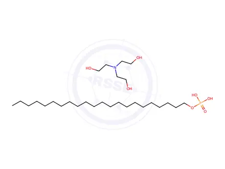 Chemical structure of 1-Docosanol, phosphate, compd. with 2,2',2''-nitrilotris[ethanol]