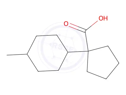 Chemical structure of 1-(4-Methylcyclohexyl)cyclopentane-1-carboxylic acid