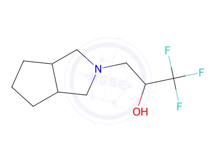 Chemical structure of 1,1,1-trifluoro-3-{octahydrocyclopenta[c]pyrrol-2-yl}propan-2-ol