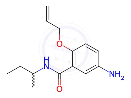 Chemical structure of 2-(Allyloxy)-5-amino-N-sec-butylbenzamide