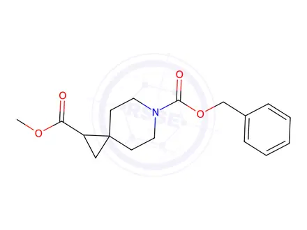 Chemical structure of 6-Benzyl 1-methyl 6-azaspiro[2.5]Octane-1,6-dicarboxylate