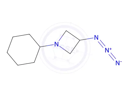 Chemical structure of 3-Azido-1-cyclohexylazetidine