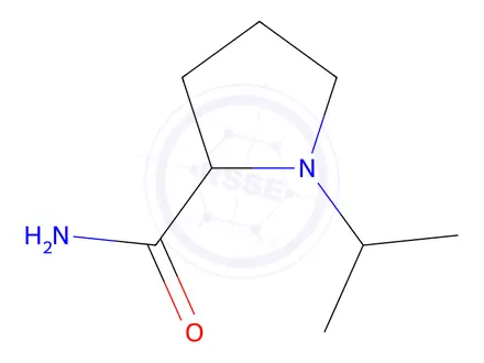 Chemical structure of 1-Isopropylprolinamide