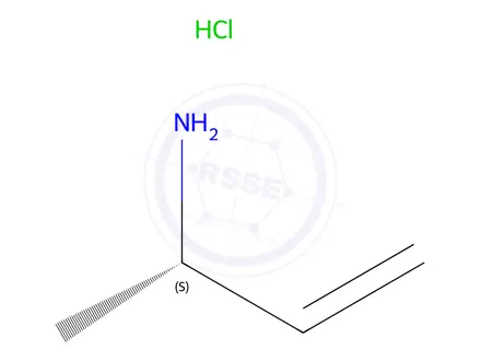 Chemical structure of (S)-3-Buten-2-amine HCl