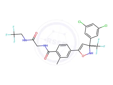 Chemical structure of Fluralaner Impurity 139