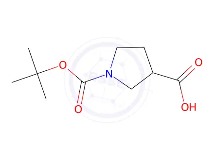 Chemical structure of Pyrrolidine-1,3-dicarboxylic Acid 1-tert-Butyl Ester