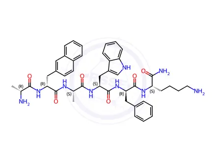 Chemical structure of Pralmorelin