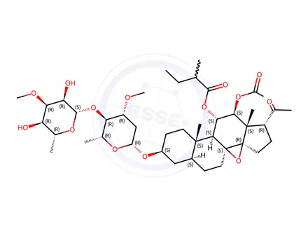 Chemical structure of Tenacissoside H