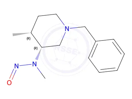 Chemical structure of Tofacitinib Citrate Impurity 289 (N-Nitroso Tofacitinib Citrate Impurity 53)
