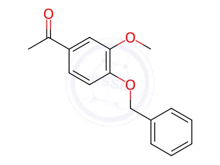 Chemical structure of 1-(4-(Benzyloxy)-3-methoxyphenyl)ethanone