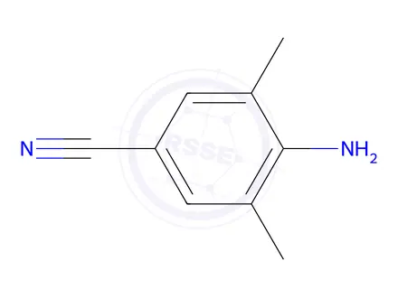 Chemical structure of 4-Amino-3,5-dimethylbenzonitrile