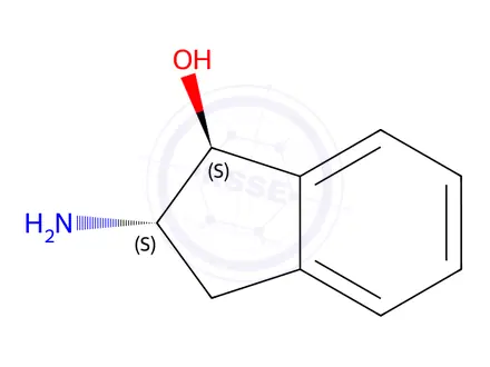 Chemical structure of (1S,2S)-2-Amino-2,3-dihydro-1H-inden-1-ol