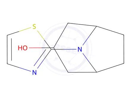 Chemical structure of 8-(thiazol-2-yl)-8-azabicyclo[3.2.1]octan-3-ol