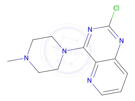 Chemical structure of 2-Chloro-4-(4-methylpiperazin-1-yl)pyrido[3,2-d]pyrimidine