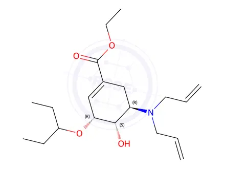 Chemical structure of Oseltamivir Impurity 126