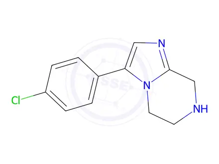 Chemical structure of 3-(4-chlorophenyl)-5,6,7,8-tetrahydroiMidazo[1,2-a]pyrazine