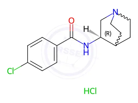 Chemical structure of PNU-282987 Hydrate