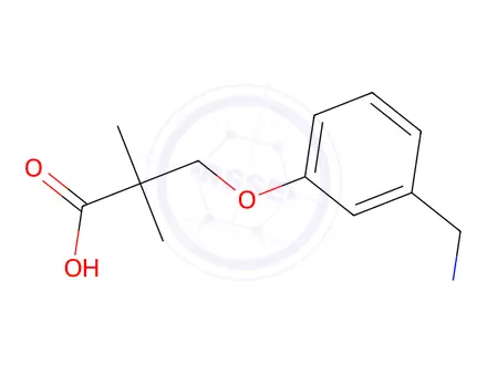 Chemical structure of 3-(3-(Aminomethyl)phenoxy)-2,2-dimethylpropanoic acid