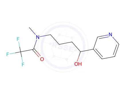 Chemical structure of 4-(N-Methyl-N-trifluoroacetamide)-1-(3-pyridyl)-1-butanol