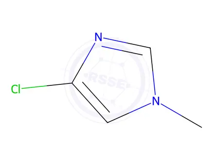 Chemical structure of 4-chloro-1-methyl-1H-imidazole