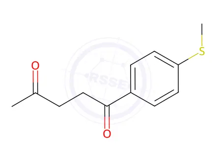 Chemical structure of 1-[4-(Methylthio)phenyl]-1,4-pentanedione