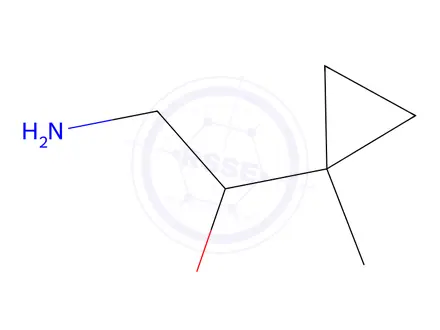 Chemical structure of 2-Amino-1-(1-methylcyclopropyl)ethan-1-ol