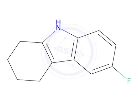 Chemical structure of 6-Fluoro-2,3,4,9-tetrahydro-1H-carbazole