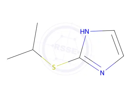 Chemical structure of 2-(propan-2-ylsulfanyl)-1H-imidazole