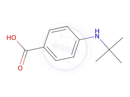 Chemical structure of 4-(tert-Butylamino)benzoic acid