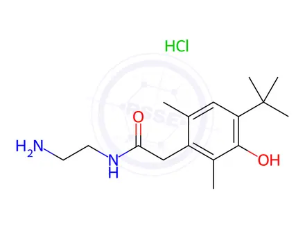 Chemical structure of Oxymetazoline Hydrochloride Impurity 1 Hydrochloride (Oxymetazoline Hydrochloride EP Impurity A Hydrochloride)