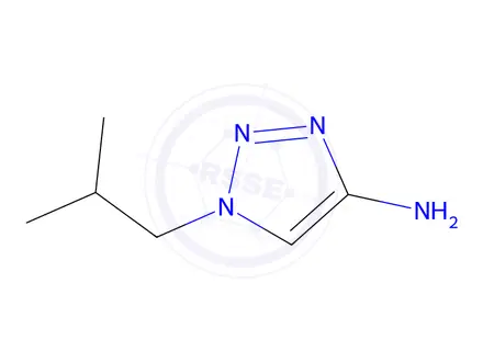 Chemical structure of 1-Isobutyl-1h-1,2,3-triazol-4-amine