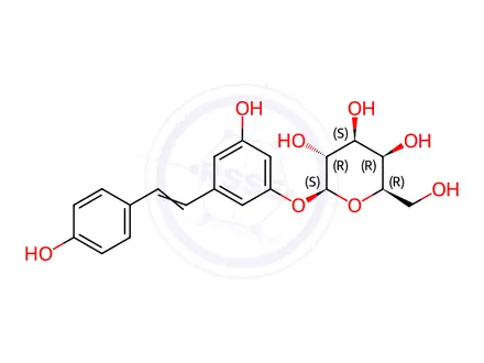 Chemical structure of Polydatin
