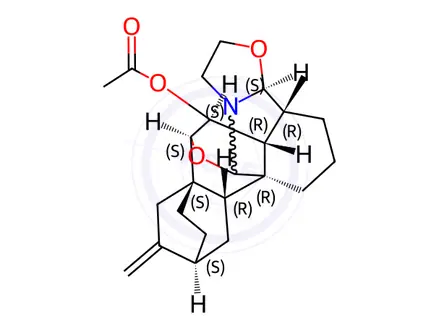 Chemical structure of Spiradine F