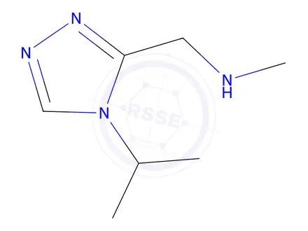 Chemical structure of methyl({[4-(propan-2-yl)-4H-1,2,4-triazol-3-yl]methyl})amine