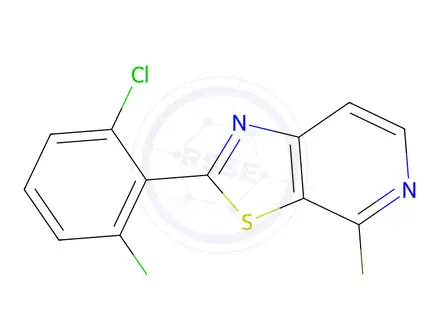 Chemical structure of 4-broMo-2-(2,6-dichlorophenyl)thiazolo[5,4-c]pyridine