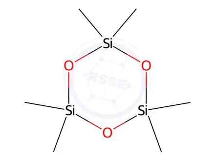 Chemical structure of Hexamethylcyclotrisiloxane