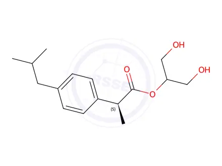 Chemical structure of Ibuprofen impurity 124