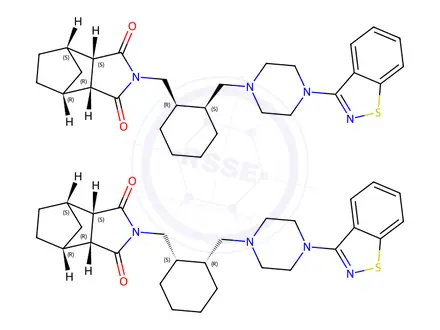 Chemical structure of Lurasidone Impurity 75